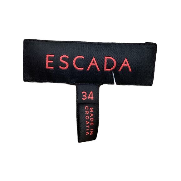 Escada Blazer Women’s Size S New Wool Silk Linen Blend Beautifully Tailored Tan - Picture 5 of 5